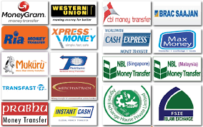 আন্তর্জাতিক এক্সচেঞ্জ হাউস (Western Union, MoneyGram, Ria Money Transfer)
